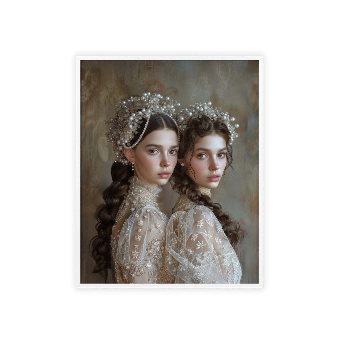 Portrait personnalisable - Soeurs Mira Style classique