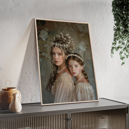 Portrait personnalisable - Marion&Fille style classique