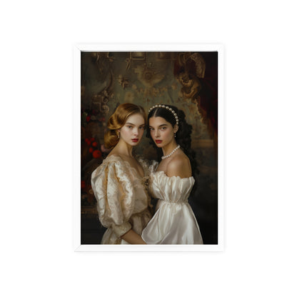 Portrait personnalisable - Dalilah&Lilah style classique