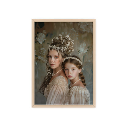 Portrait personnalisable - Marion&Fille style classique