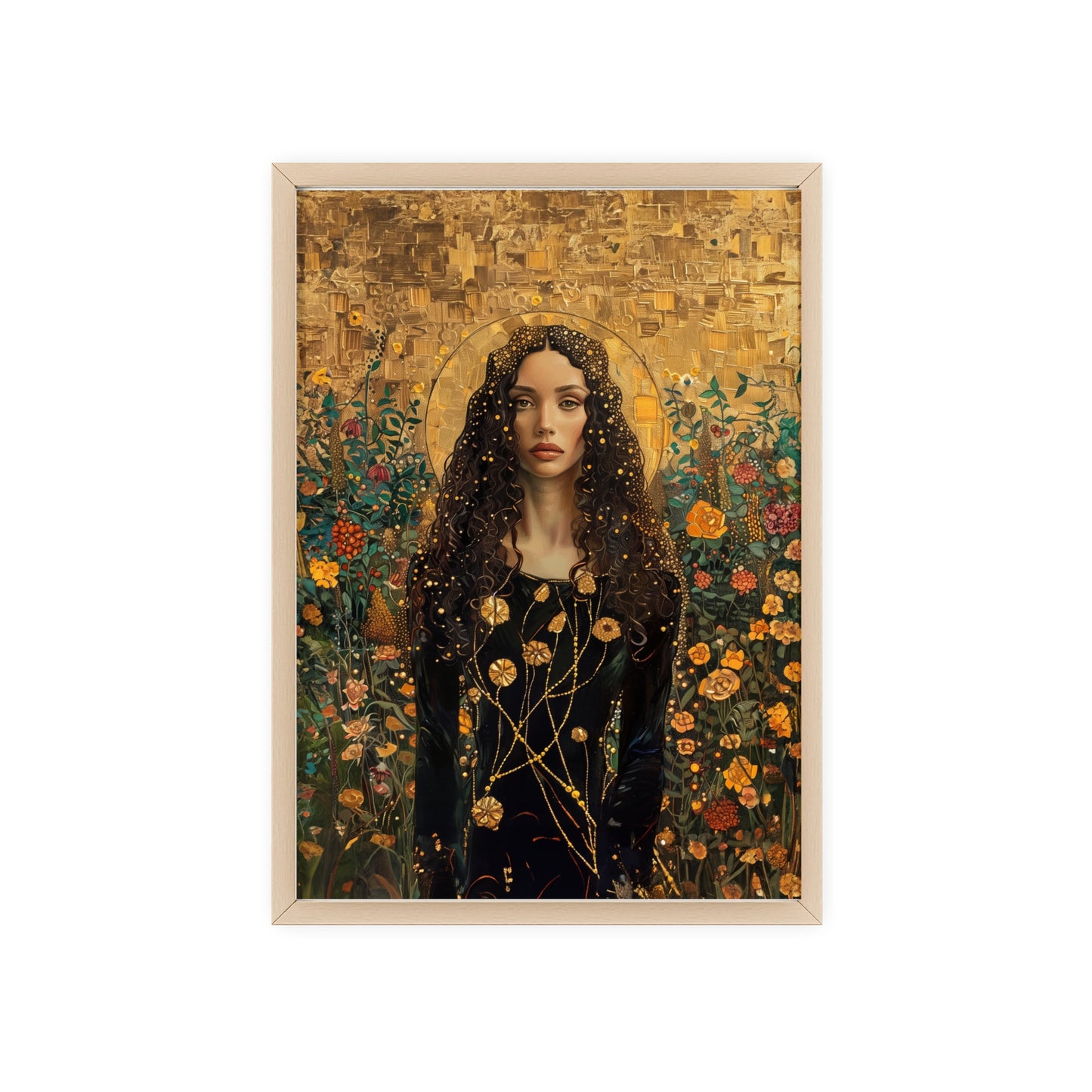 Portrait personnalisable - Selena Klimt Style