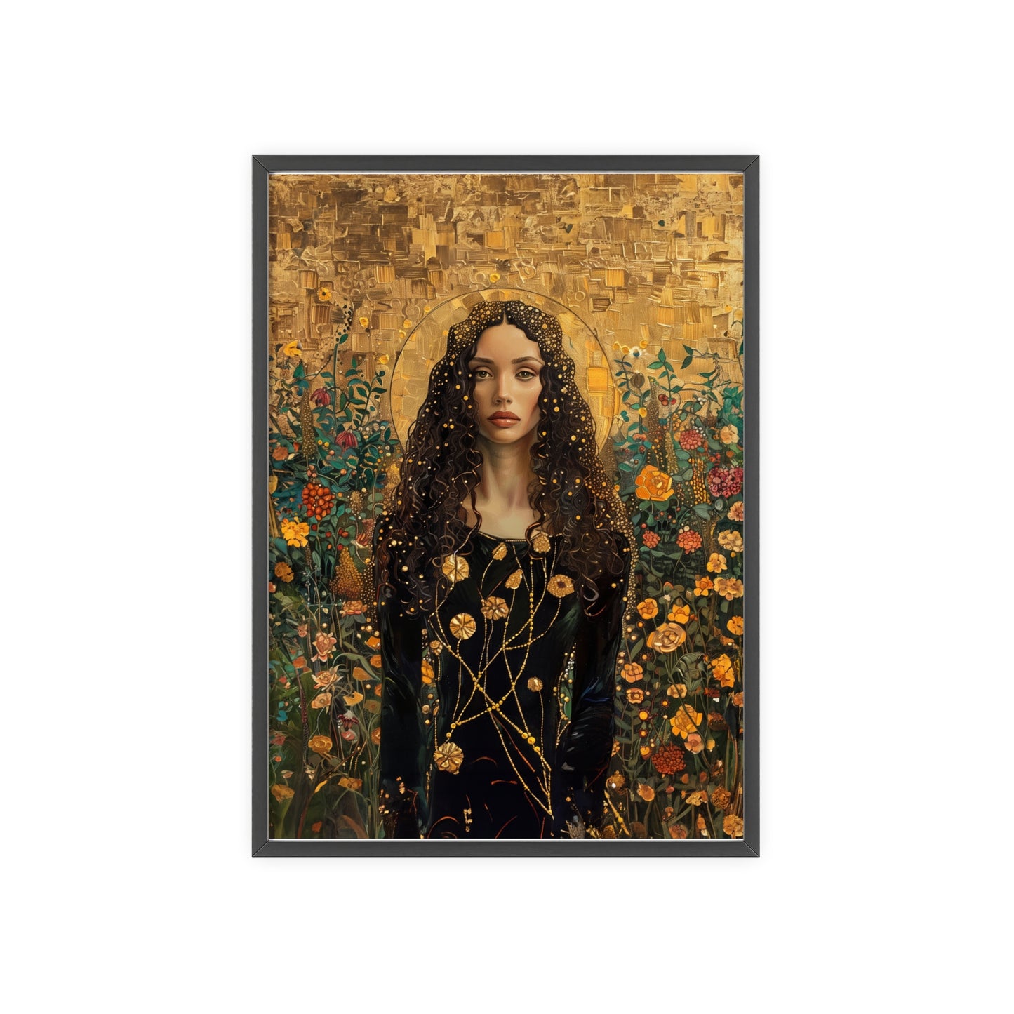 Portrait personnalisable - Selena Klimt Style