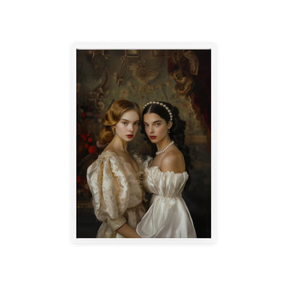 Portrait personnalisable - Dalilah&Lilah style classique