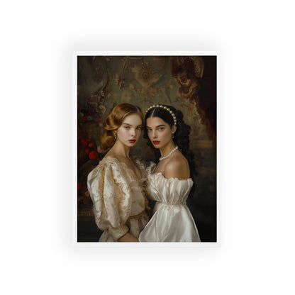 Portrait personnalisable - Dalilah&Lilah style classique