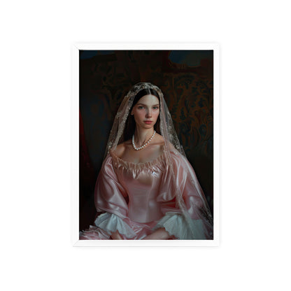 Portrait personnalisable - Rose style classique