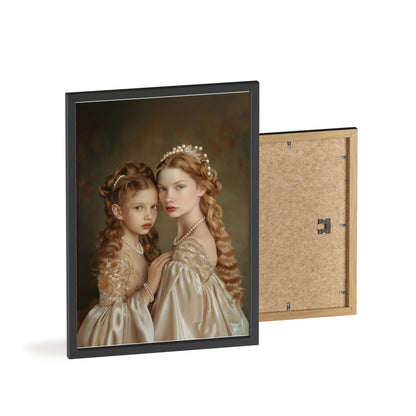 Portrait personnalisable - Catherine&Fille style classique