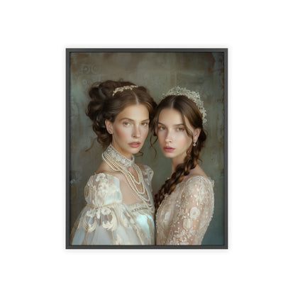 Portrait personnalisable - Mathilde&Fille style classique