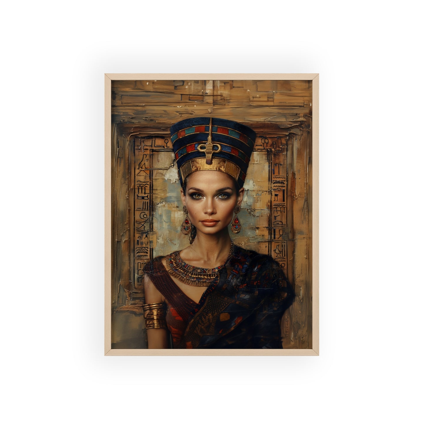 Portrait personnalisable - Nefertiti style égyptien