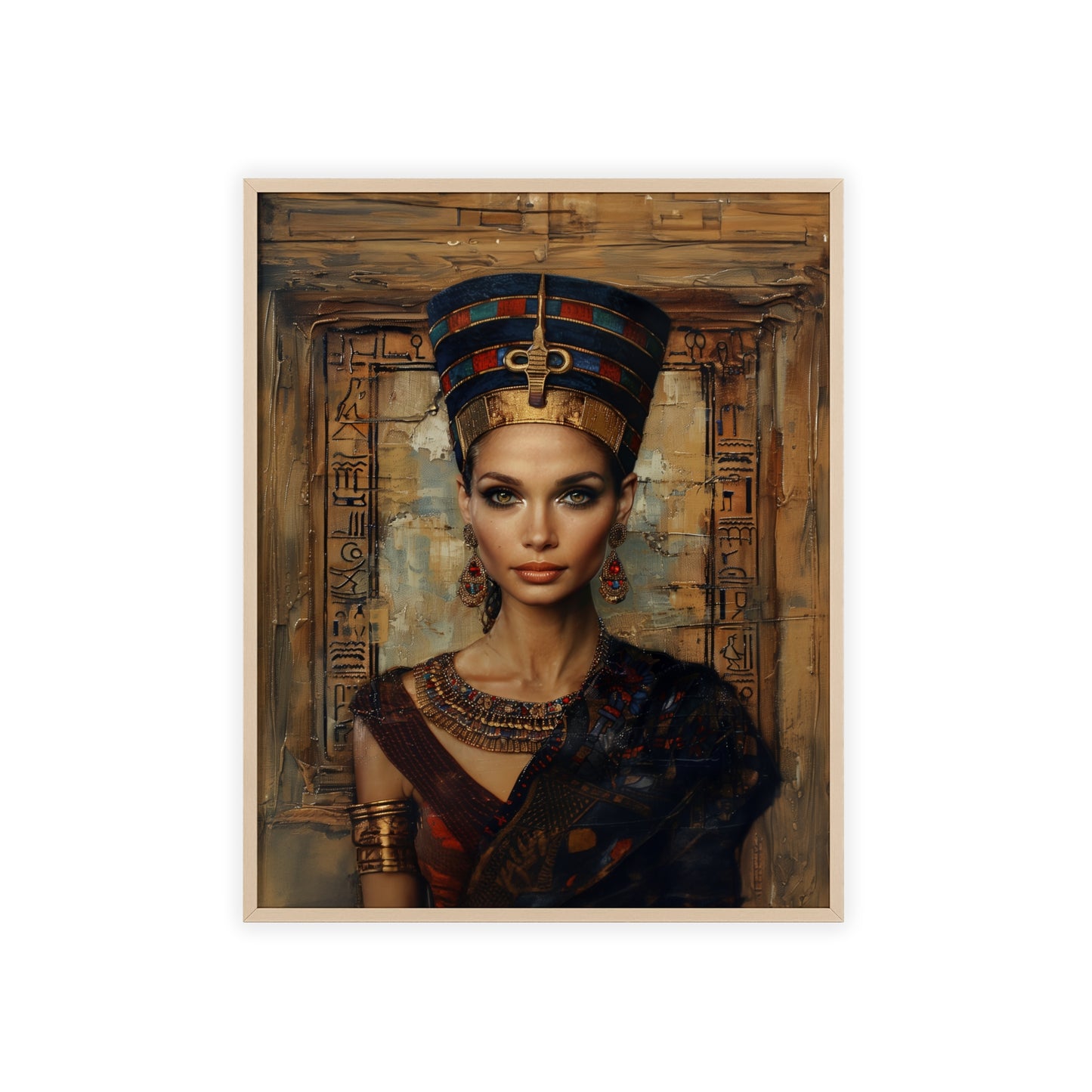 Portrait personnalisable - Nefertiti style égyptien