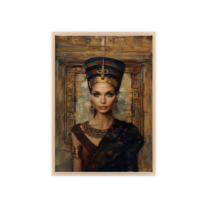 Portrait personnalisable - Nefertiti style égyptien