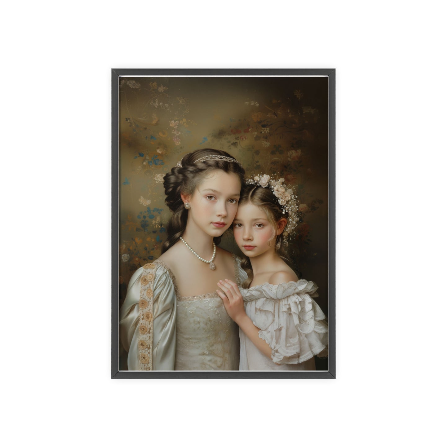 Portrait personnalisable - Clémence&Fille style classique