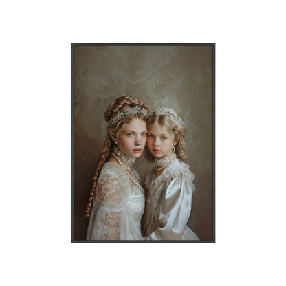 Portrait personnalisable - Henriette&Fille style classique