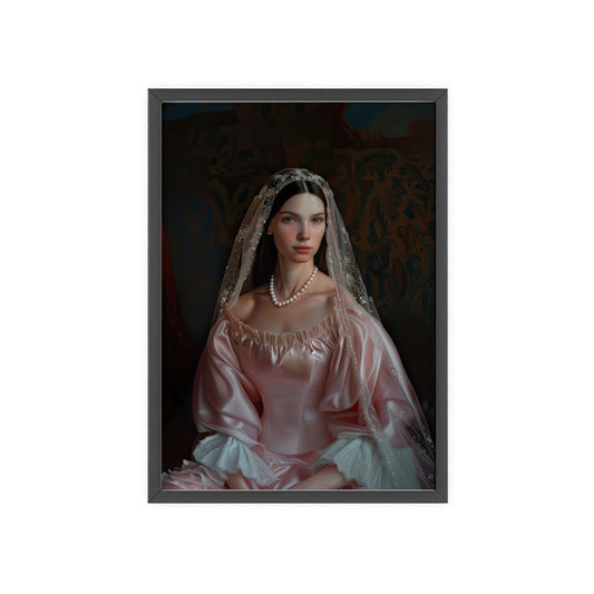 Portrait personnalisable - Rose style classique