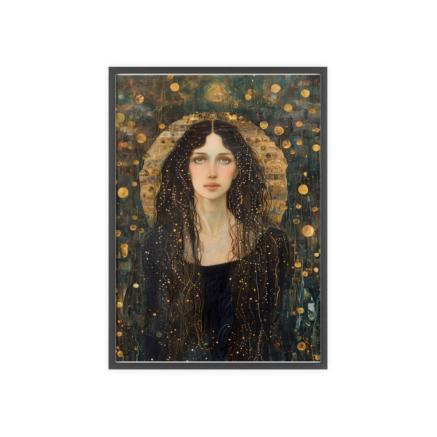 Portrait personnalisable - Elisa Klimt Style