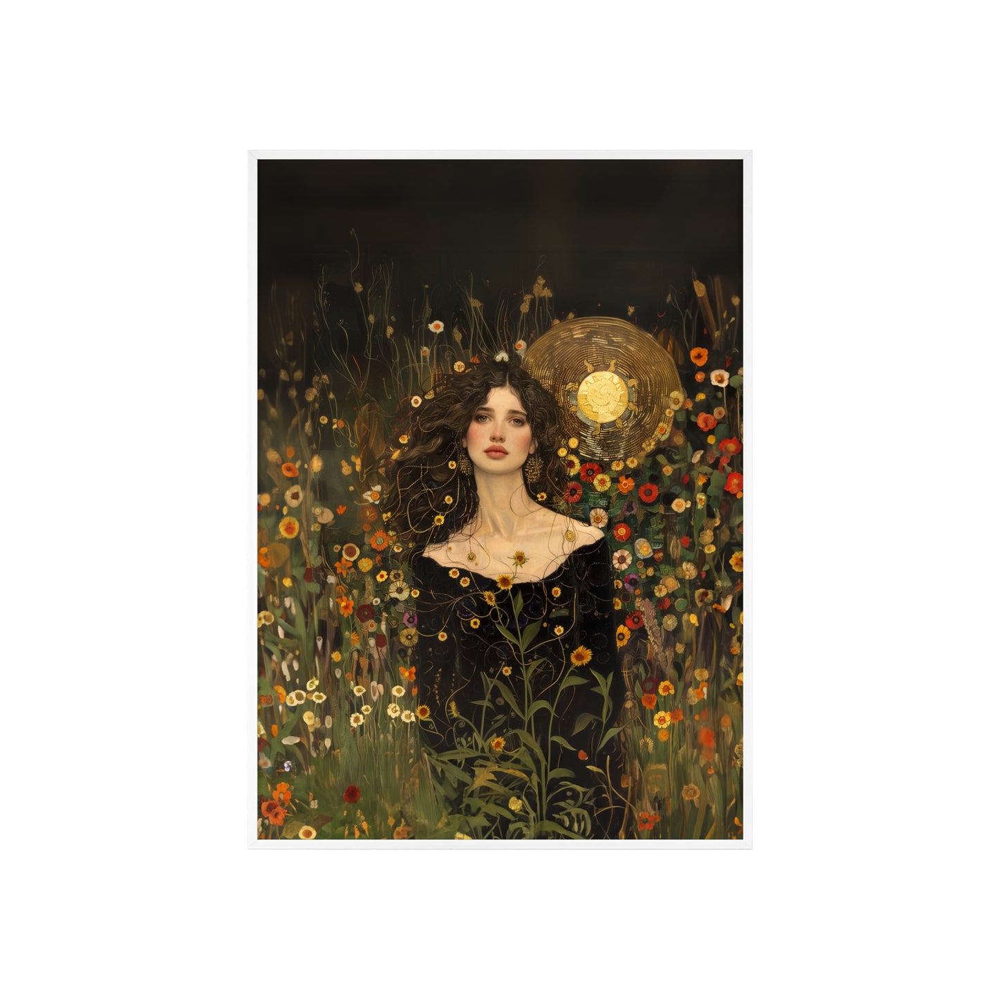 Portrait personnalisable - Lilie Klimt Style