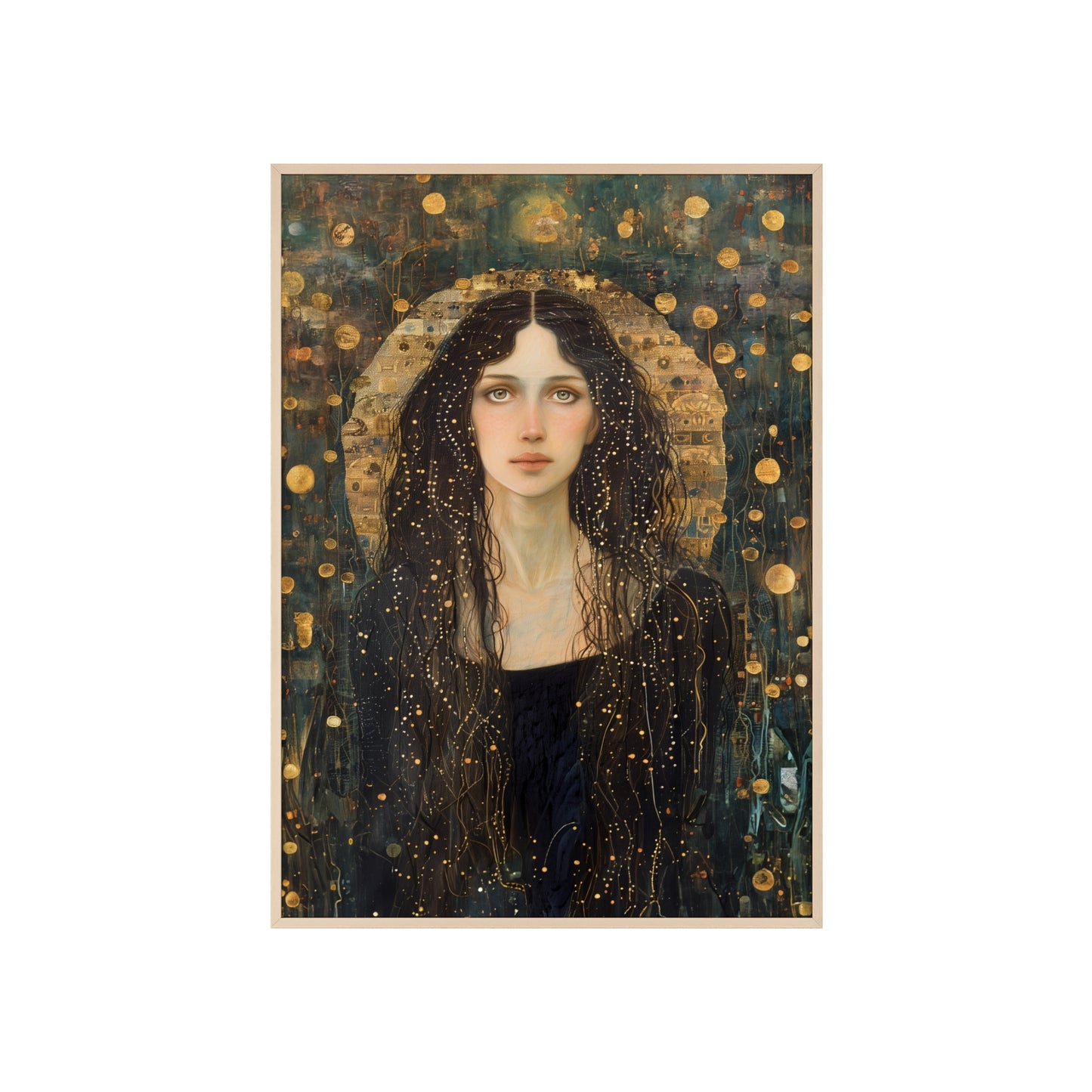 Portrait personnalisable - Elisa Klimt Style