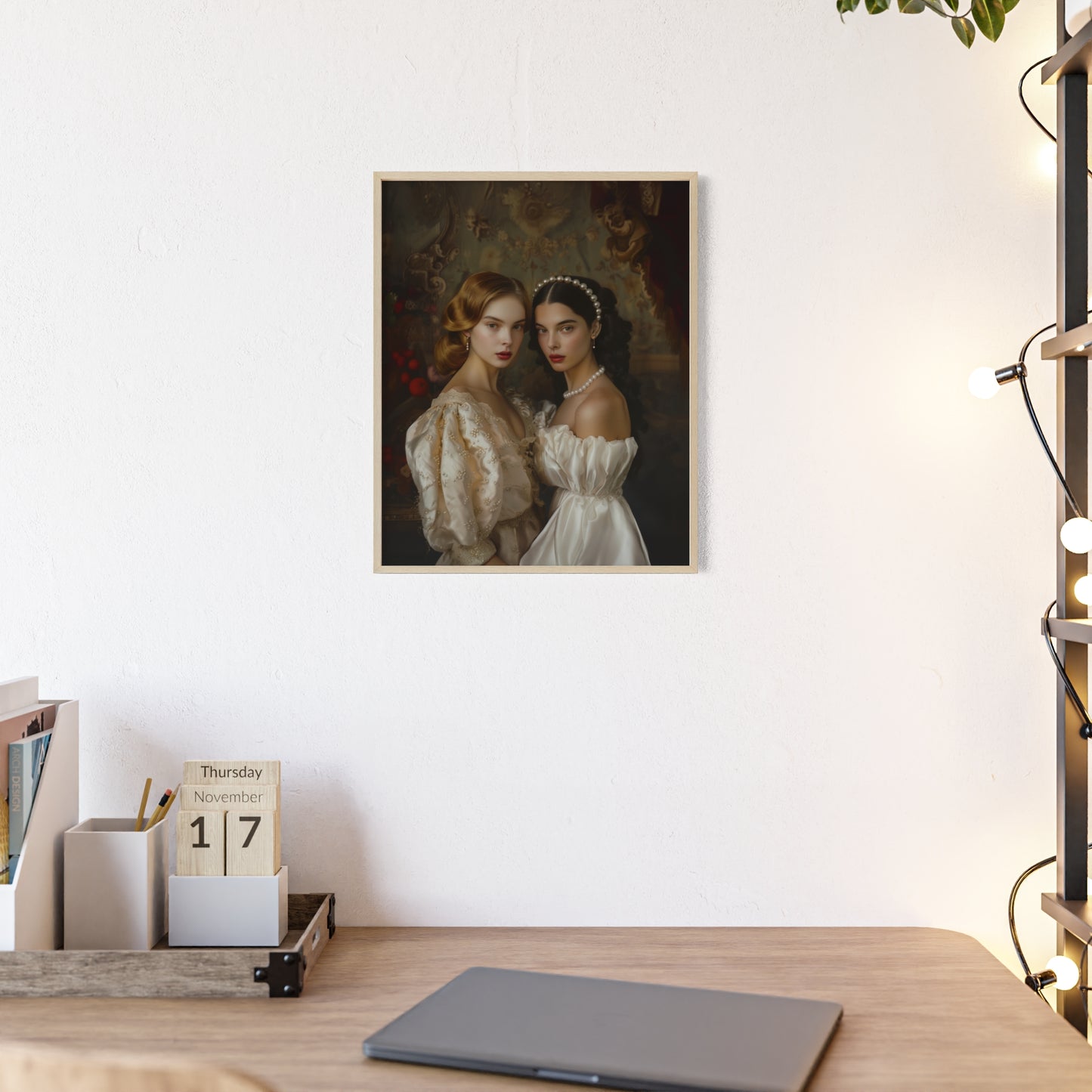 Portrait personnalisable - Dalilah&Lilah style classique