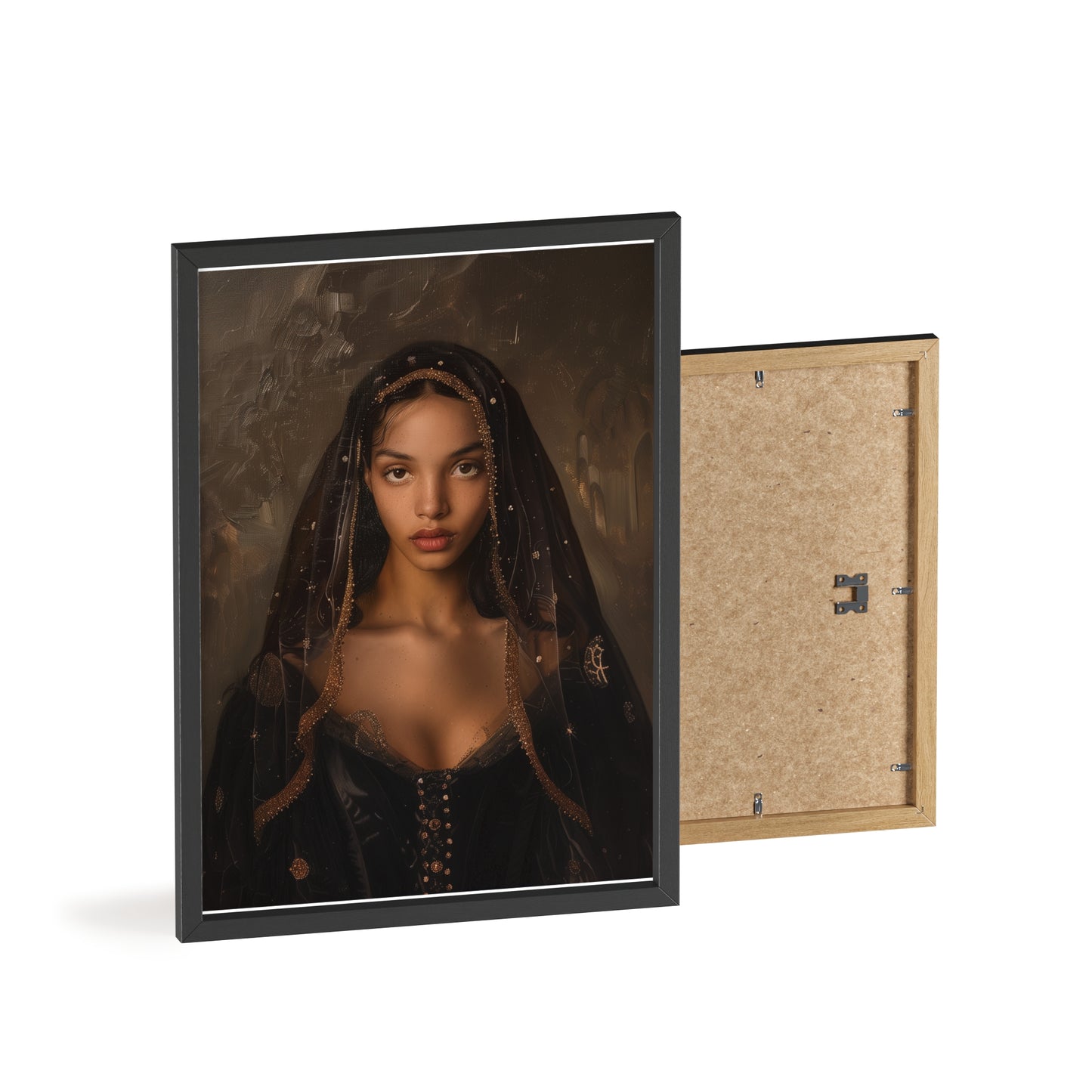 Portrait personnalisable - Solange style classique (pour femme noire)