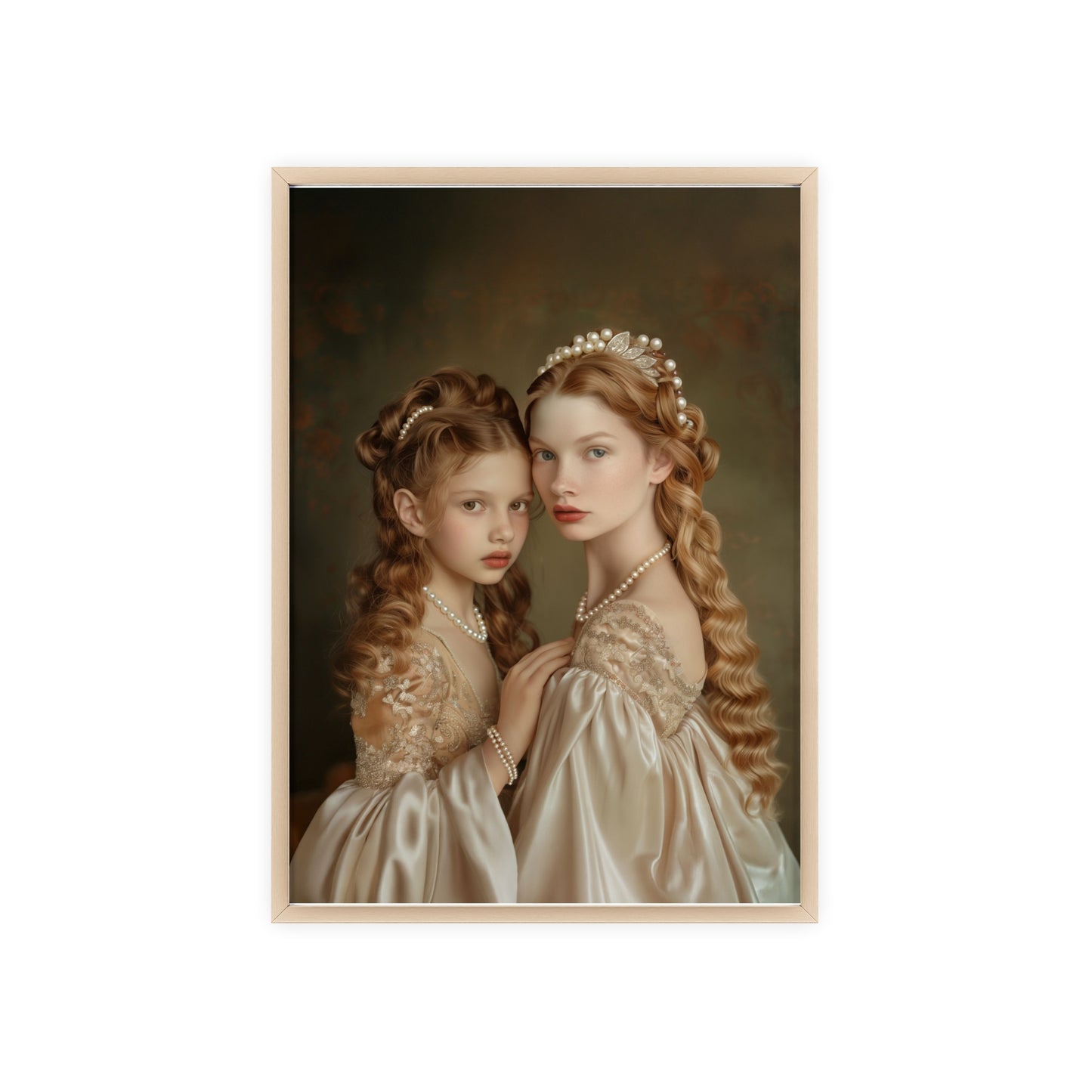 Portrait personnalisable - Catherine&Fille style classique