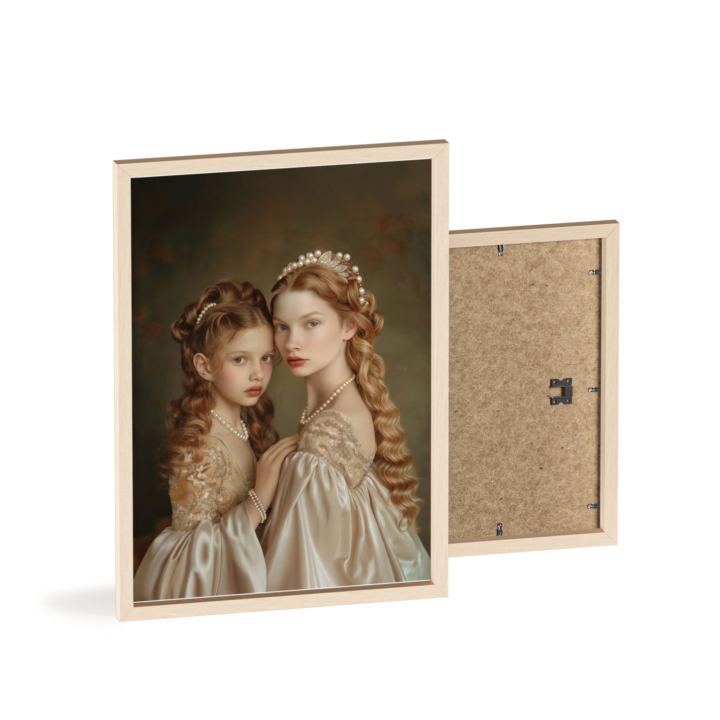 Portrait personnalisable - Catherine&Fille style classique