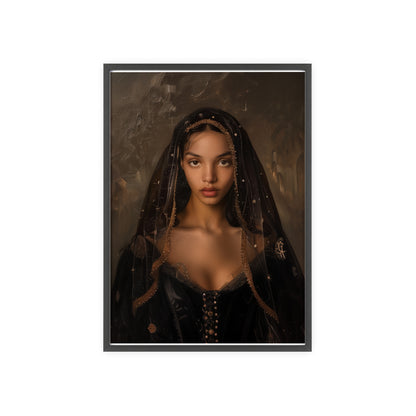 Portrait personnalisable - Solange style classique (pour femme noire)