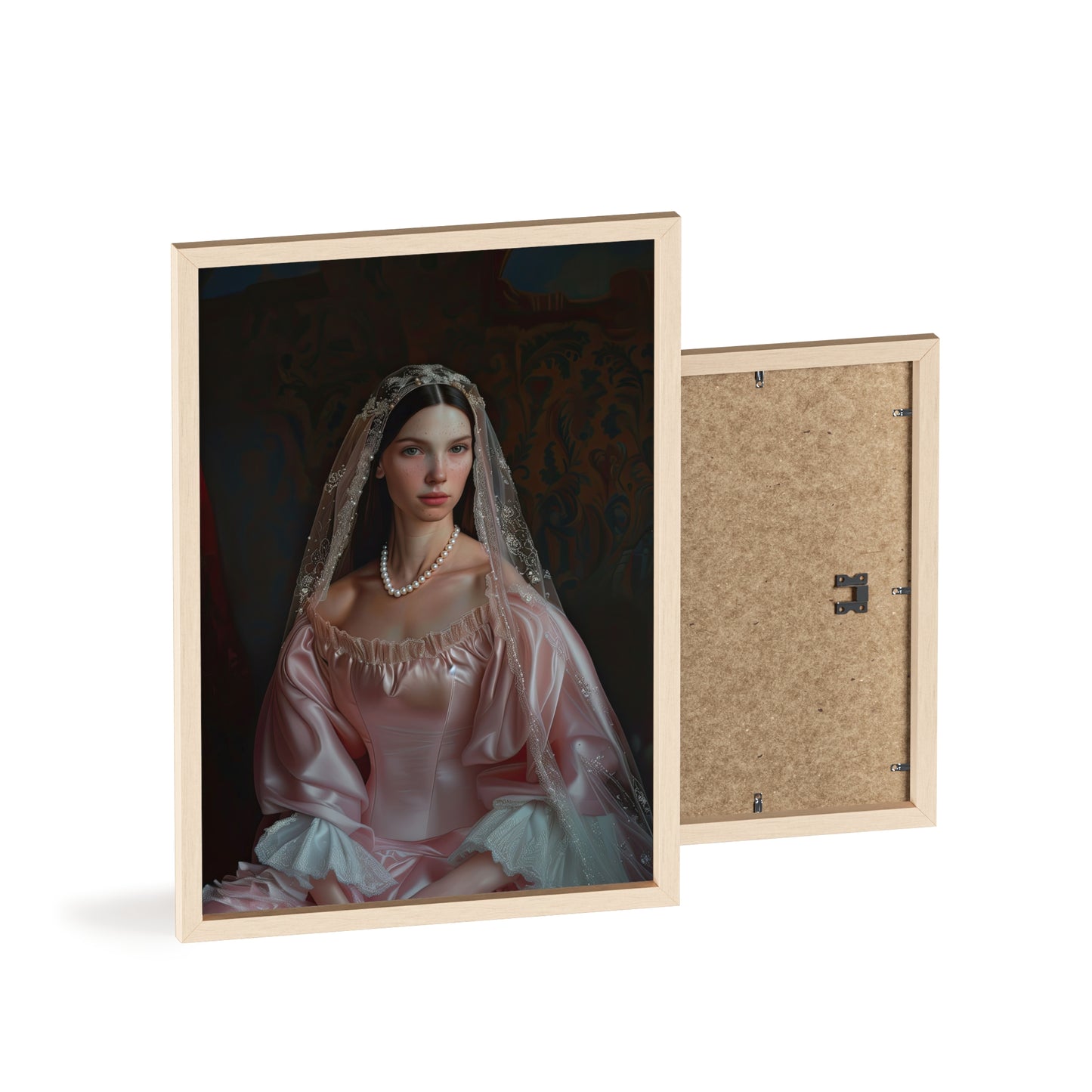 Portrait personnalisable - Rose style classique