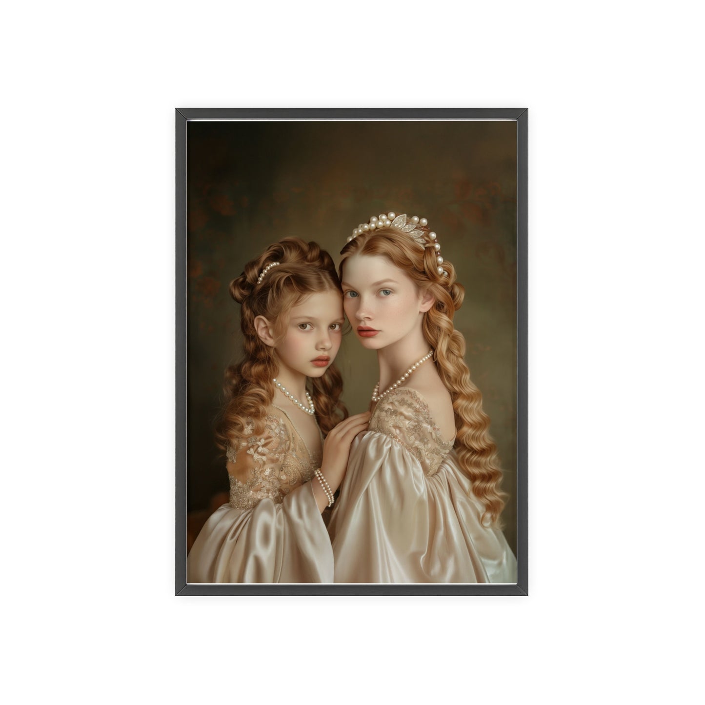 Portrait personnalisable - Catherine&Fille style classique