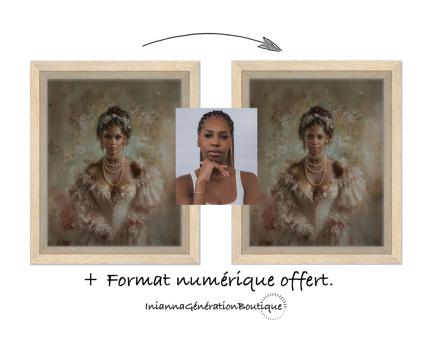 Canvas personnalisable - Solange