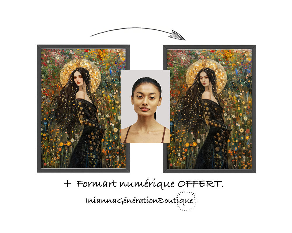 Portrait personnalisable - Angelina