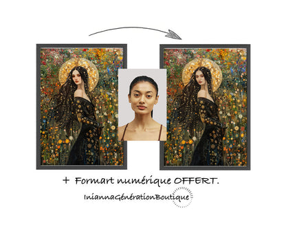Portrait personnalisable - Angelina