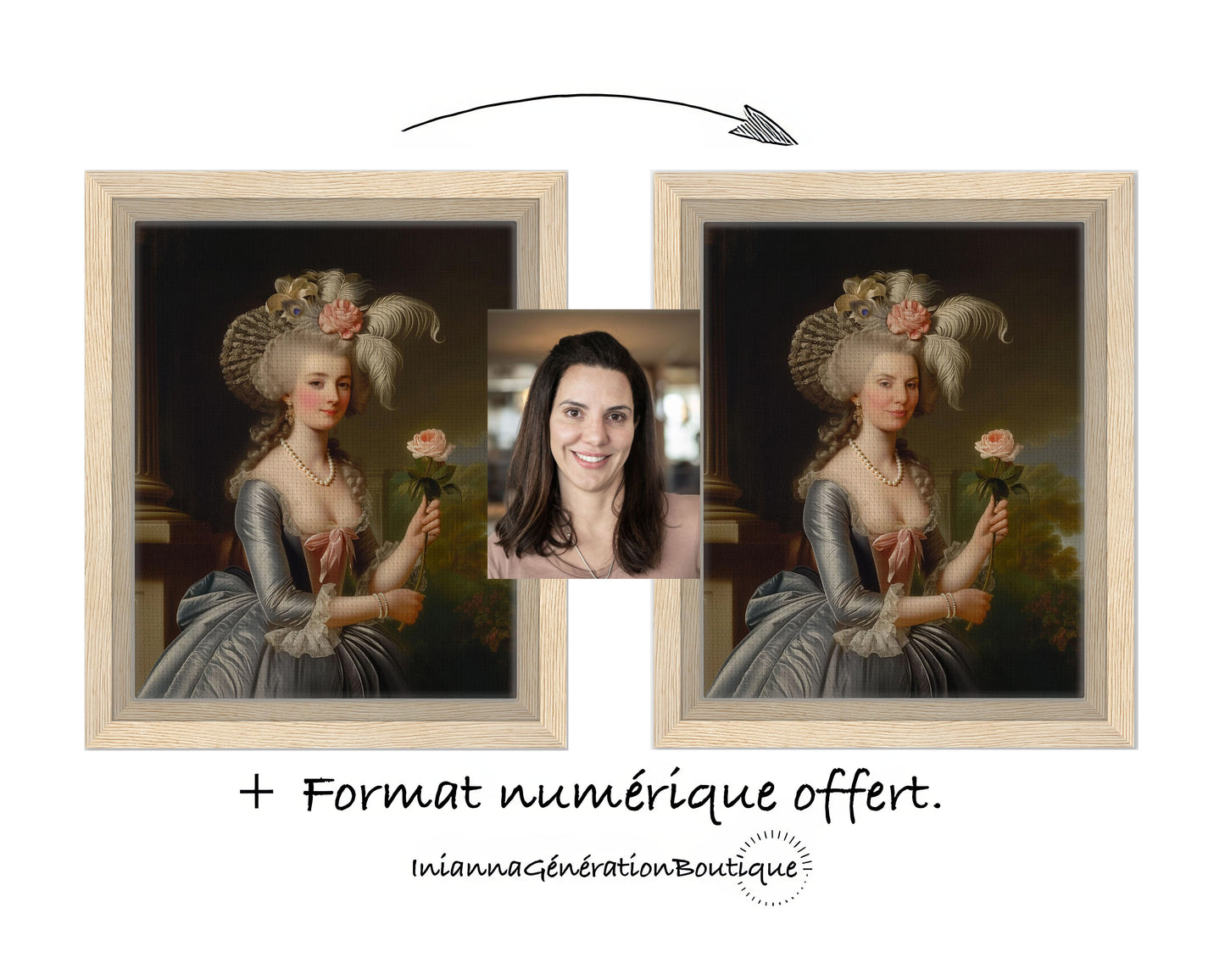 Canvas personnalisable - Sophie