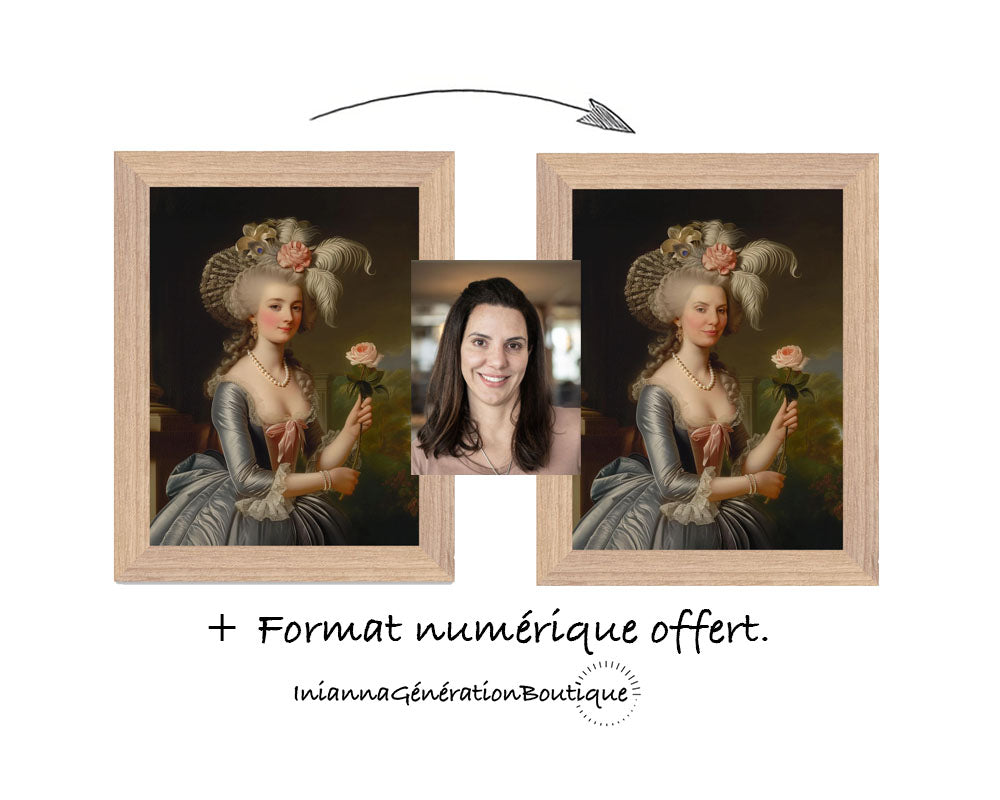 Portrait personnalisable - Augustine
