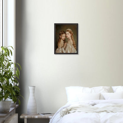 Portrait personnalisable - Catherine&Fille