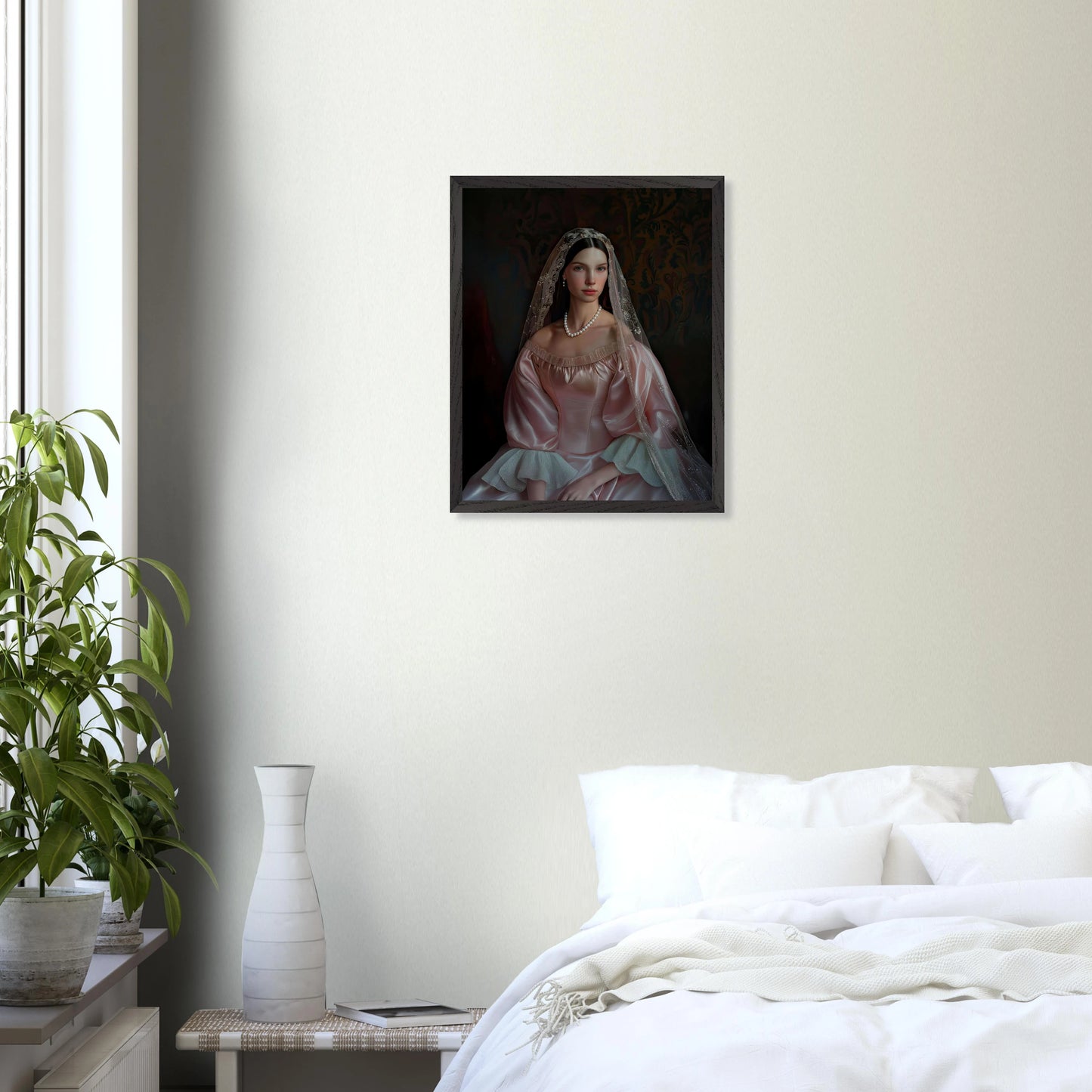 Portrait personnalisable - Rose