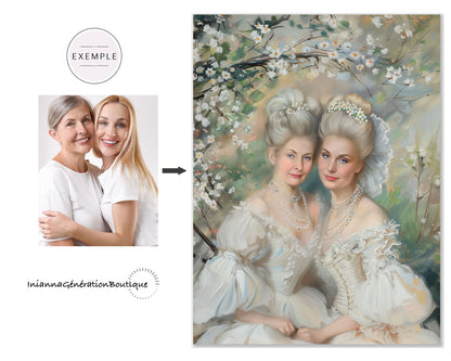 Cadre personnalisable - Sofia & Olga
