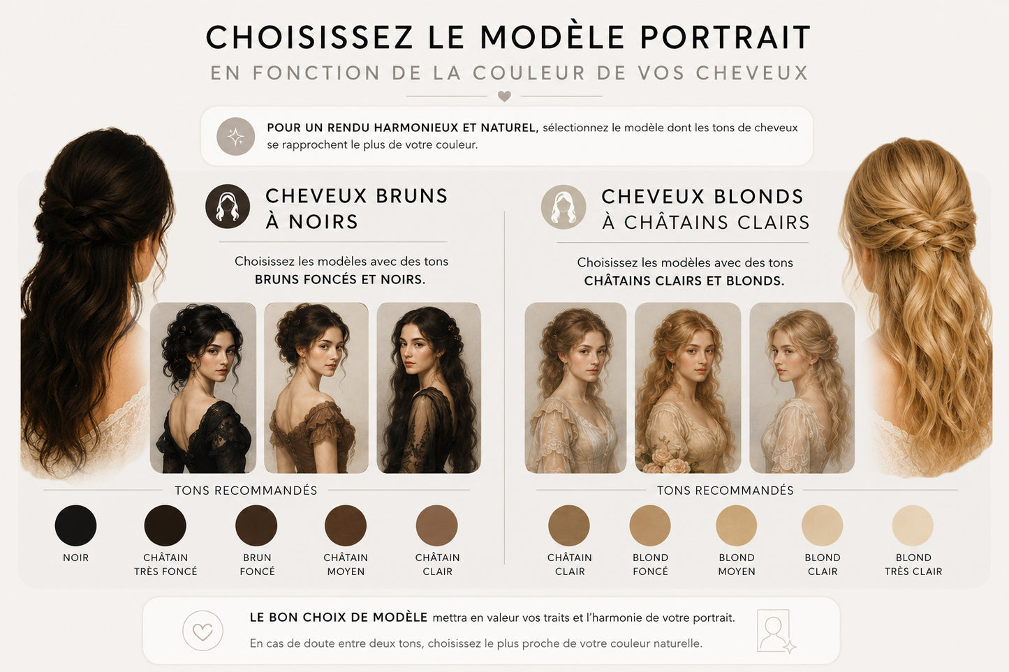 Canvas personnalisable - Blanche & Adèle