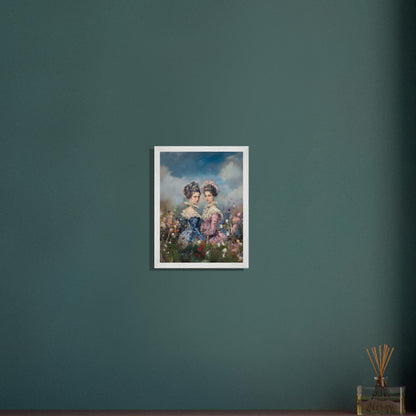 Cadre personnalisable - Jeanne & Madeleine