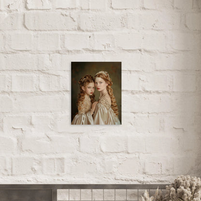 Poster personnalisable - Catherine & Fille