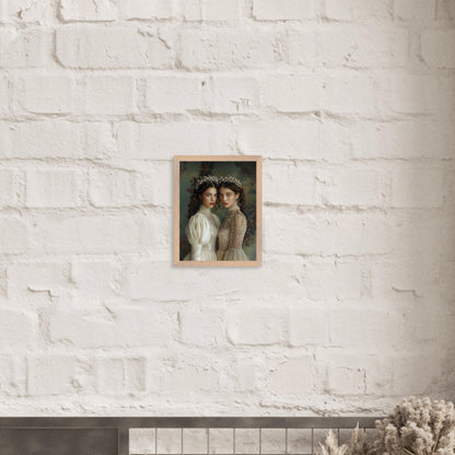 Cadre personnalisable - Gabrielle & Hortense