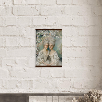 Poster personnalisable - Blanche & Adèle
