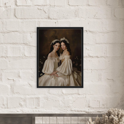 Portrait personnalisable -  Louise & Albane