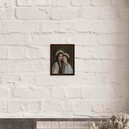 Portrait personnalisable - Amandine & fille