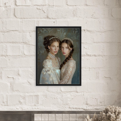 Portrait personnalisable - Mathilde & Fille