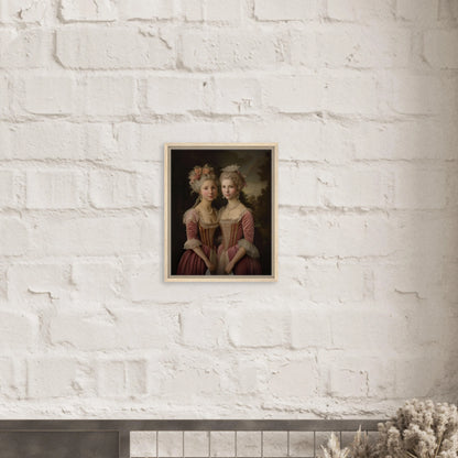 Portrait personnalisable - Agnès & Mathilda