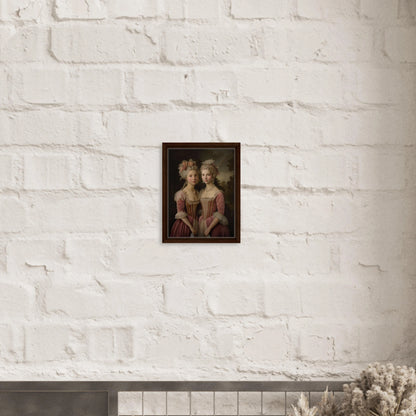 Portrait personnalisable - Agnès & Mathilda