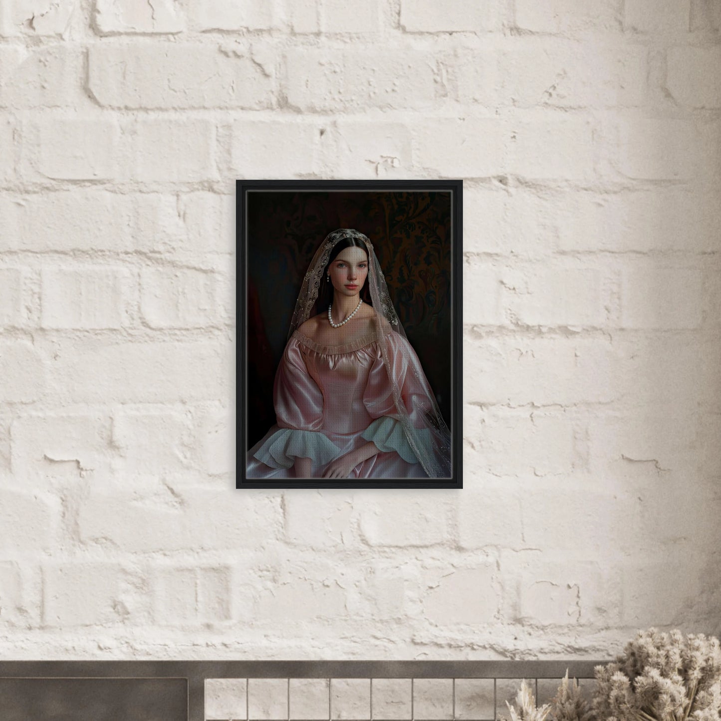 Portrait personnalisable - Rose