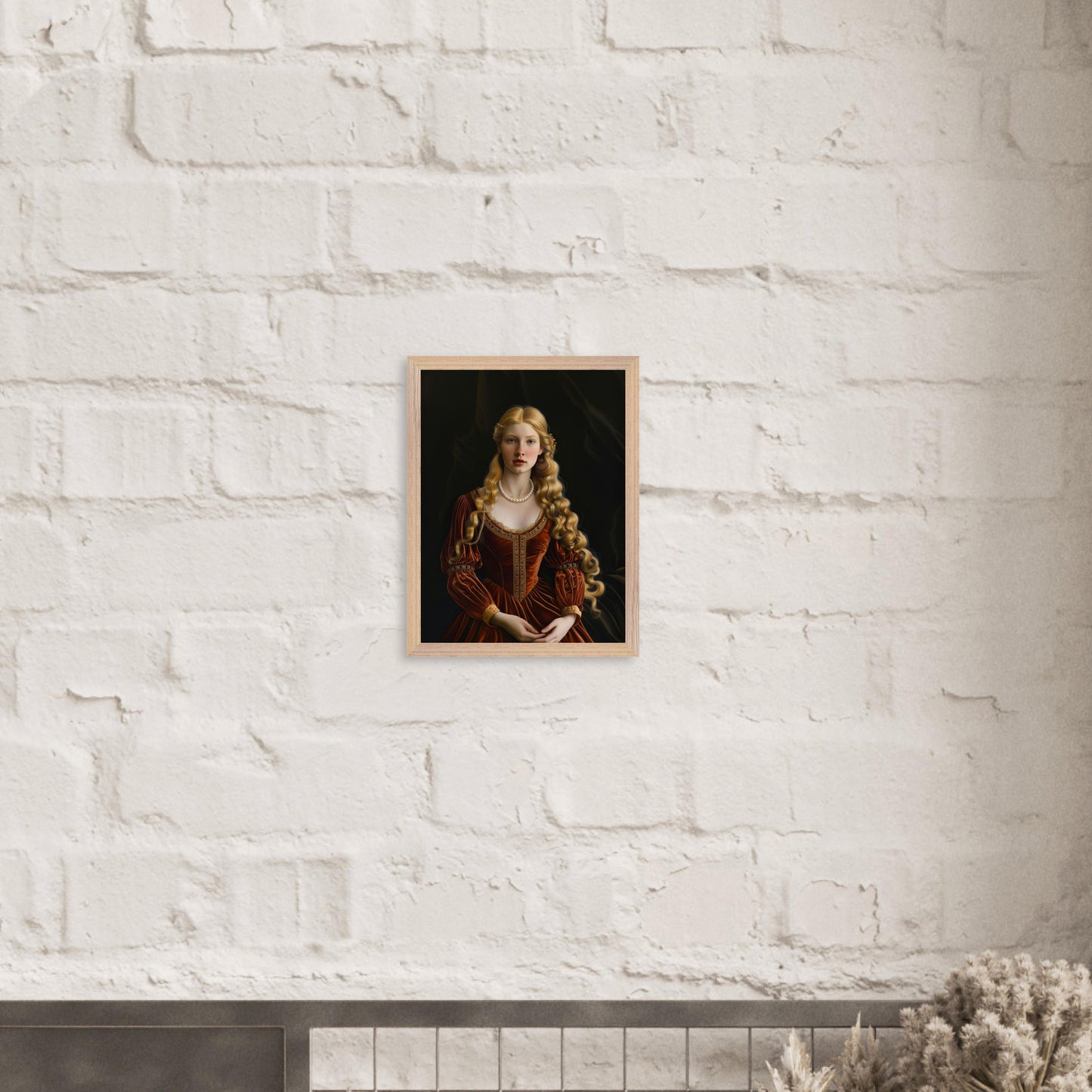 Cadre personnalisable - Blanche