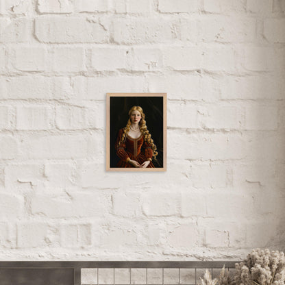 Cadre personnalisable - Blanche