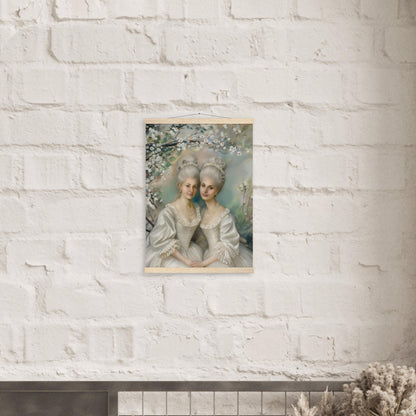 Poster personnalisable - Blanche & Adèle