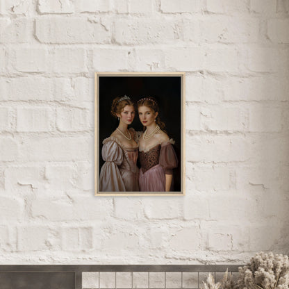 Portrait personnalisable - Aliénor & Athénaïs